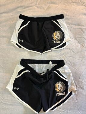 Under Armour Women’s Black & White Tennis Athletic Shorts